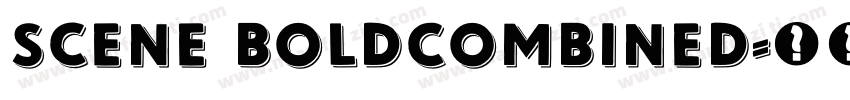 Scene BoldCombined字体转换